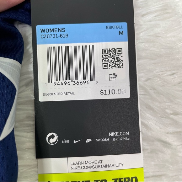 New Nike Team USA  A'ja Wilson Road Jersey Womens Sz M CZ0731-616 - Picture 6 of 7